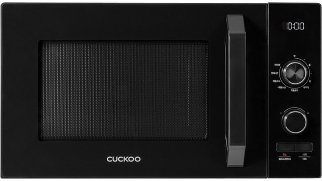 CUCKOO 福庫 美食家系列 簡易旋鈕式微波爐 23L 現代黑, CMW-2310DB2