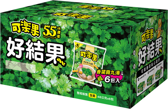 可樂果 香菜貢丸拜拜箱6件組, 288g, 1箱