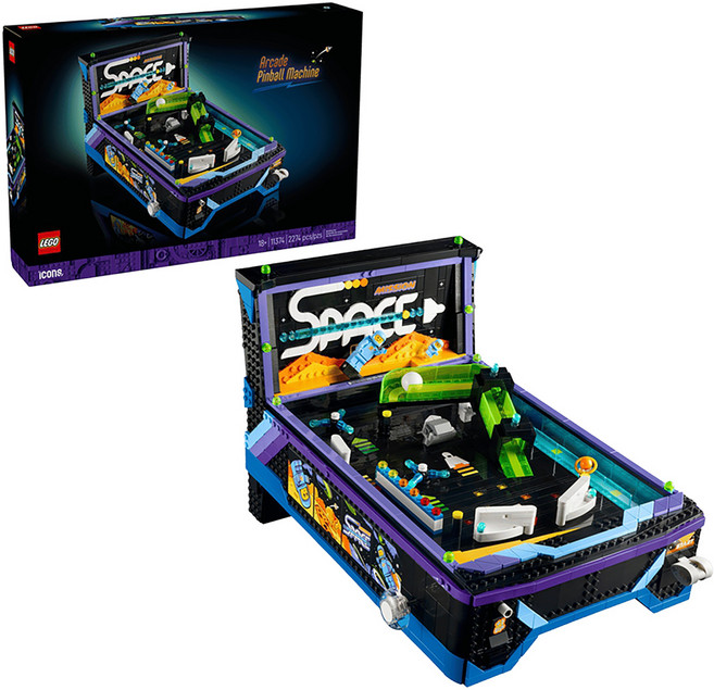 LEGO 11374 ICONSTM 彈珠台 Arcade Pinball Machine, 1個