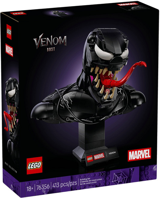LEGO 76356 漫威系列 猛毒胸像 Venom Bust, 1個