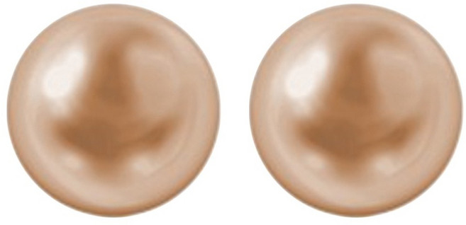 ENCLAIR 女款真水晶珍珠耳環 10mm