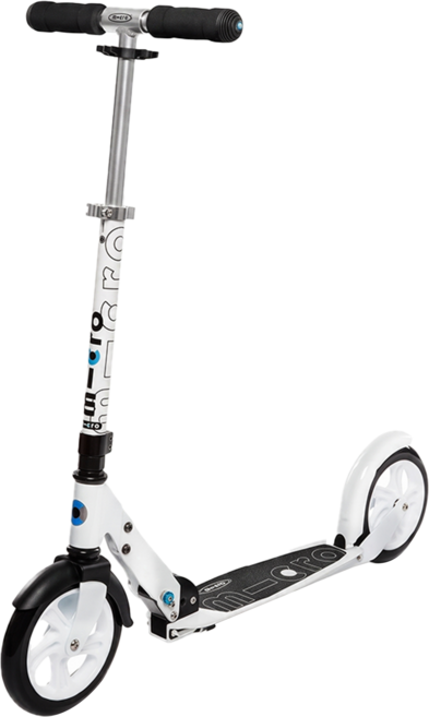 micro scooters White 20cm大輪徑都會遠距滑板車 12歲以上適用, 白色, 1個
