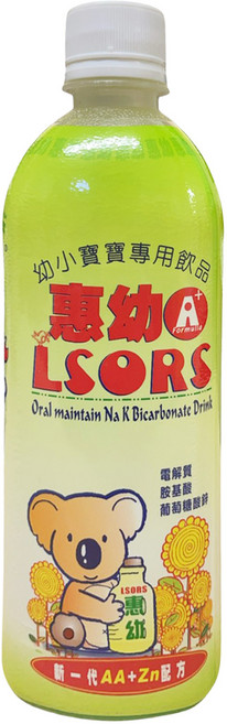 Hwei Yow 惠幼 A+ LSORS電解質 幼小寶寶飲品 蘋果, 1個裝, 430ml
