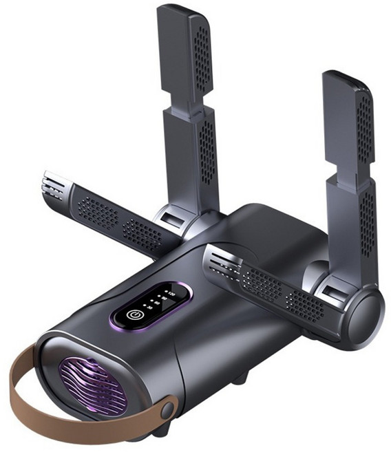 Seekis 智能全自動除臭殺菌速乾烘鞋器 110V, 深灰色, 單一商品