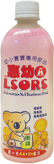 Hwei Yow 惠幼 A+ LSORS電解質 幼小寶寶飲品 草莓, 1個裝, 430ml
