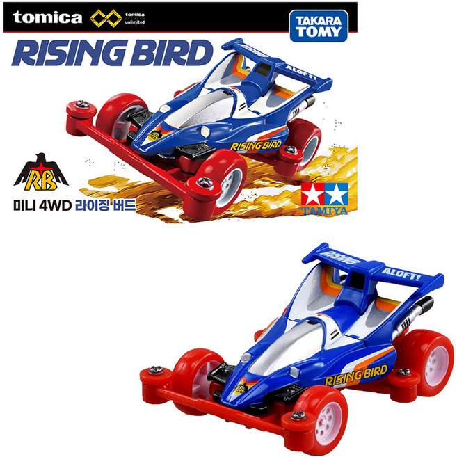 TOMICA Premium Unlimited MINI4 Top 迷你四驅車 Rising Bird, 混合顏色, 1個