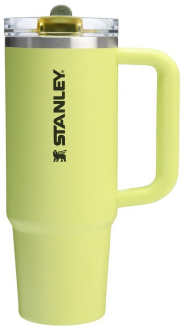 STANLEY 防漏吸管隨手杯, 梨果黃, 1個, 880ml