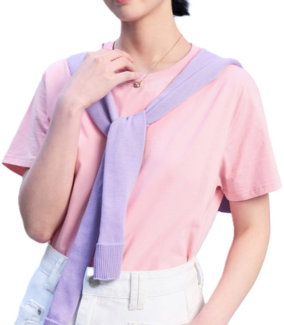 MAJOR MADE 男女通用 二代防潑水機能登峰素T恤, 粉色