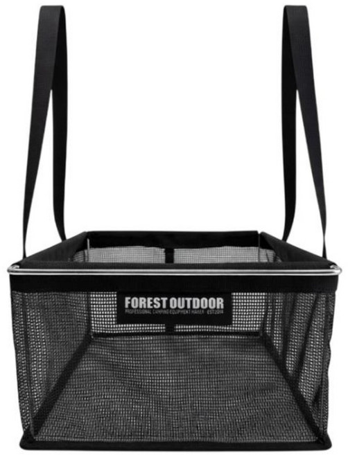 Forest Outdoor 群森戶外 一單位折疊瀝水籃, 黑色, 1個, 1層