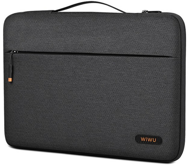 Wiwu 商務休閒防摔防震筆電包 MacBook 16吋適用, 黑色, 1個