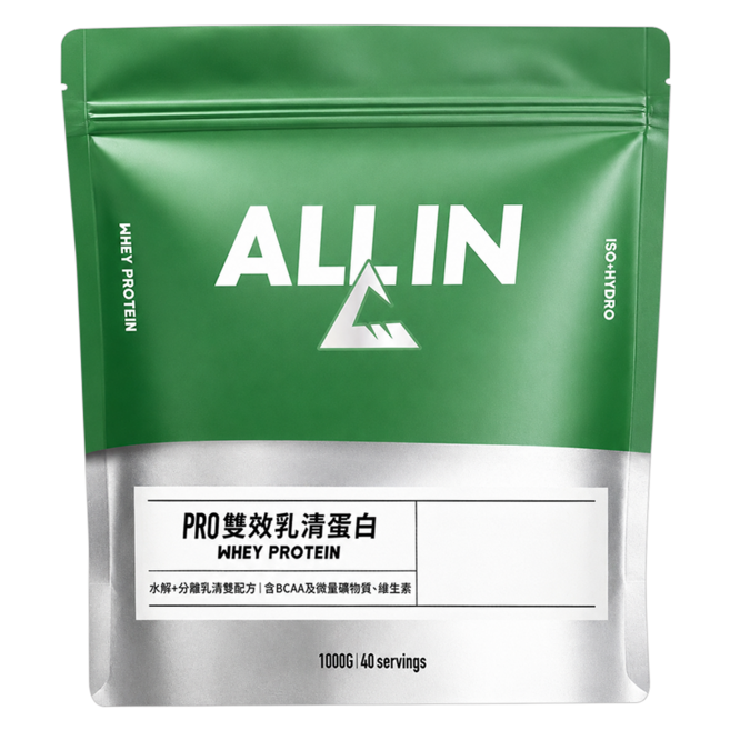 ALL IN PRO雙效乳清 醇奶茶, 1kg, 1個