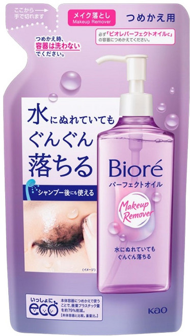 Biore 蜜妮 卸妝油補充包, 1個, 210ml