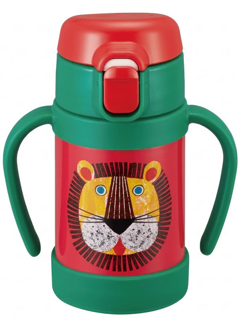 TIGER 虎牌 童用吸管式保冷杯 MCK-A280, 獅子, 1個, 280ml