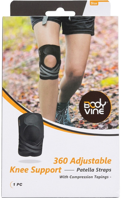 BODYVINE 巴迪蔓 360 髕骨型護膝 CT-15517, 黑色, 1個