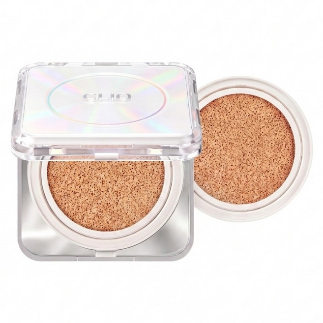 CLIO 珂莉奧 羽緻無限緞光氣墊粉餅盒 + 蕊 2個 SPF50+ PA+++, 21N 明亮色, 1個