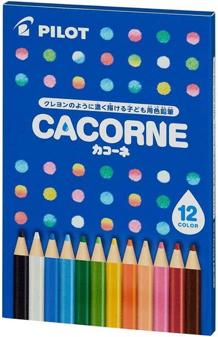PILOT 百樂 CACORNE 色鉛筆 PL63303, 1套, 12個