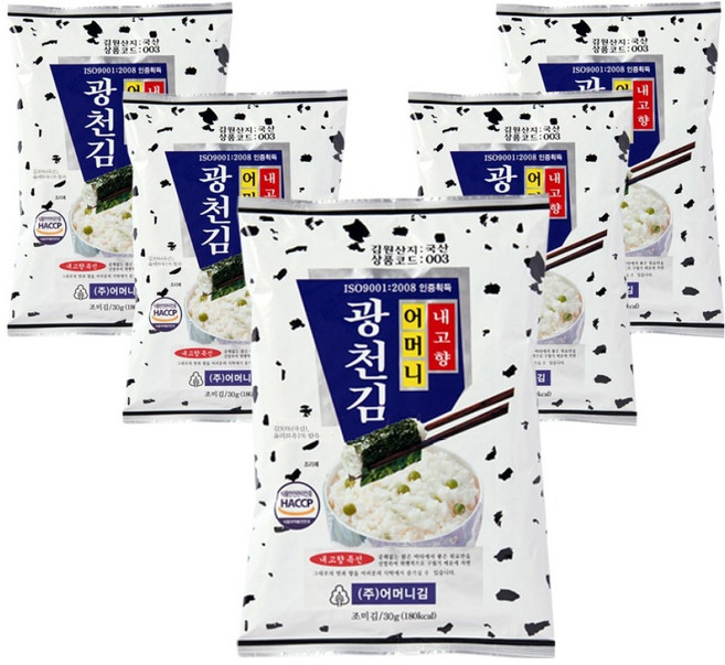 廣川母親海苔 全張海苔 6p, 30g, 5個