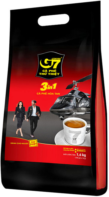 G7 三合一即溶咖啡, 16g, 1套, 100個裝