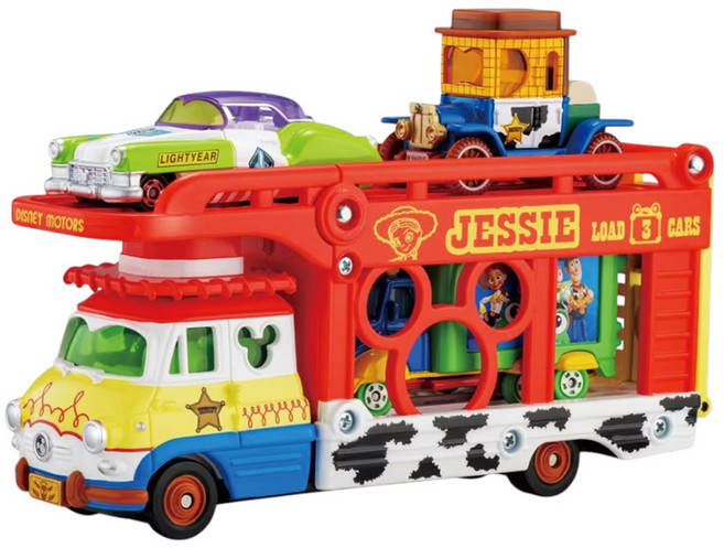 TOMICA TOY STORY 玩具總動員 5 迪士尼小汽車運輸車 翠絲 DS09276, 1個