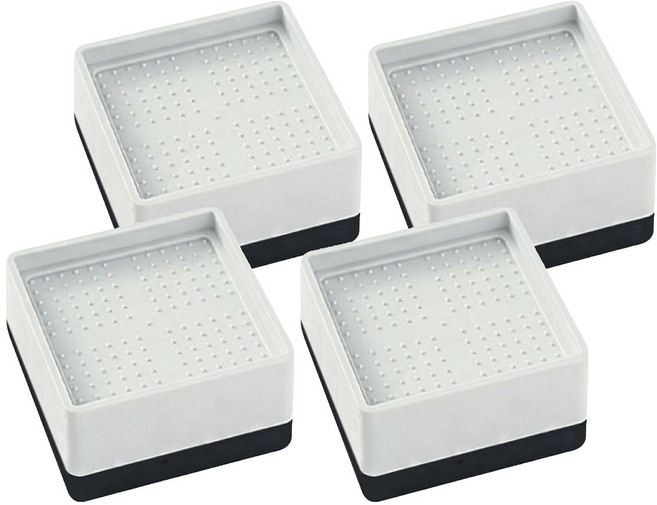 Kyhome 家具防滑增高腳墊 卡其色 4入, 1套