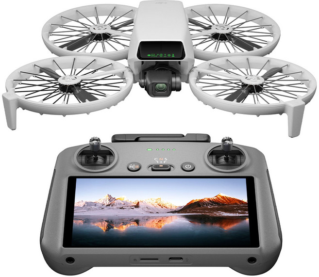 DJI 大疆創新 FLIP 帶屏版 攝影無人機 RC2, 混和顏色, 1個