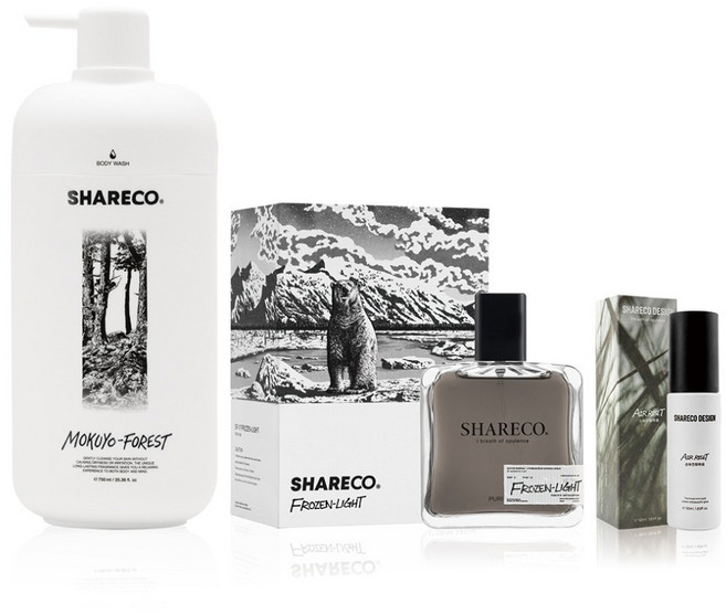 SHARECO 品牌明星組 極晝香水 + 木曜森林沐浴膠 + 去味空間噴霧, 1組