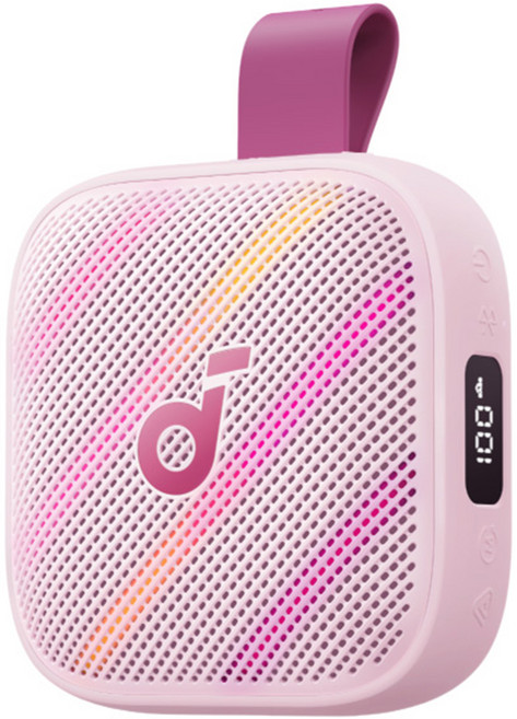 soundcore Boom GO 3i 防水可攜式藍牙喇叭, 珊瑚粉, D5103