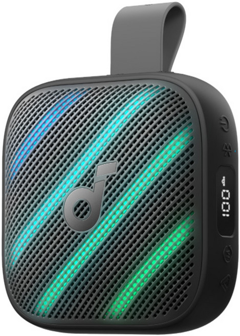 soundcore Boom GO 3i 防水可攜式藍牙喇叭, 岩曜黑, D5103