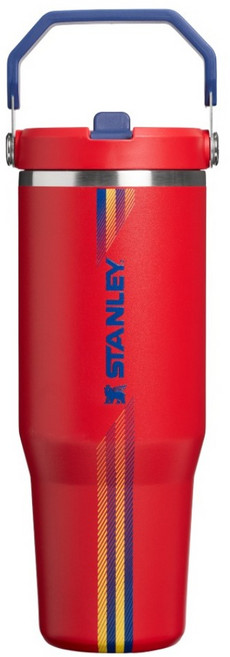 STANLEY 經典系列 IceFlow 手提吸管杯 2.0, TEAM 西班牙, 1個, 880ml