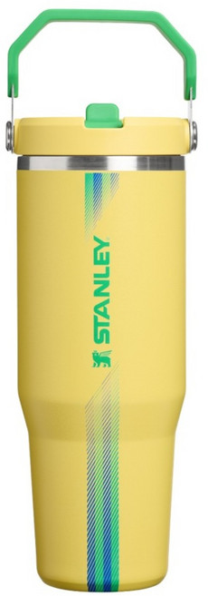 STANLEY 經典系列 IceFlow 手提吸管杯 2.0, TEAM 巴西/澳洲, 1個, 880ml
