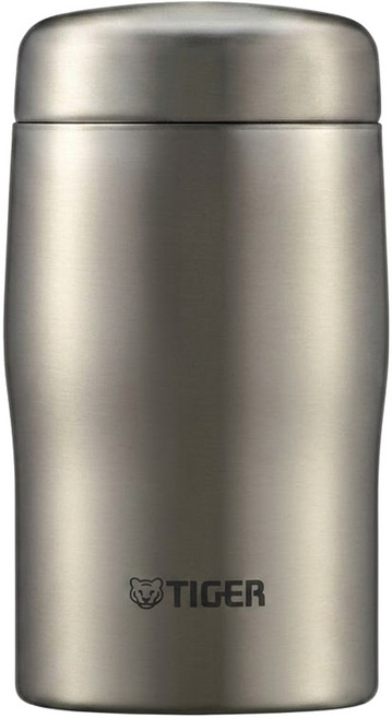 TIGER 虎牌 旋蓋式保溫保冷杯 日本製 MJF-A024, 鋼色 XF, 1個, 240ml