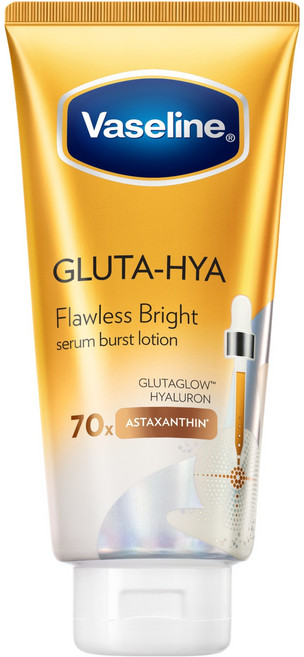 Vaseline 凡士林 Gluta-Hya Flawless Bright 亮白光滑精華身體乳, 1個, 300ml