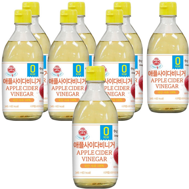 OTOKI 不倒翁 蘋果醋, 8個, 345ml