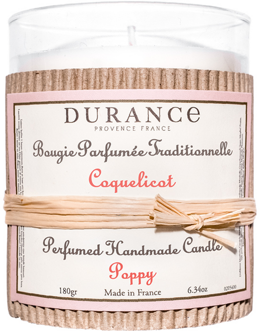 DURANCE 朵昂思 手工精油蠟燭, 180g, 1件, 虞美人