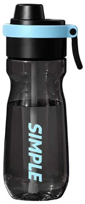 JAR 嚴選 夏季運動降溫神器便攜式噴霧水壺, 黑色, 1個, 750ml
