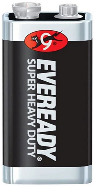 EVEREADY 永備 碳鋅電池 9V, 1個, 1個裝