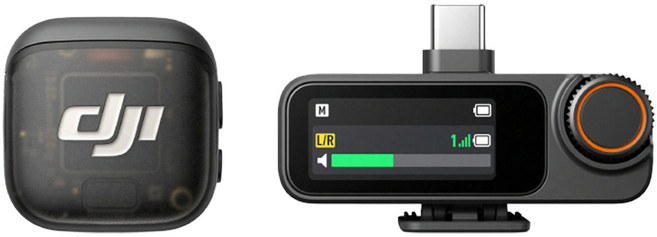 DJI 大疆創新 MIC 3 無線麥克風 1v1 支援四發八收 雙文件32-bit浮點內錄 黑色 單一商品