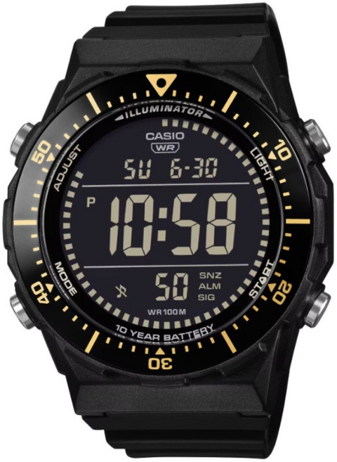 CASIO 卡西歐 LED大錶面旋轉錶圈數位電子錶 AE-1700H-1BVDF