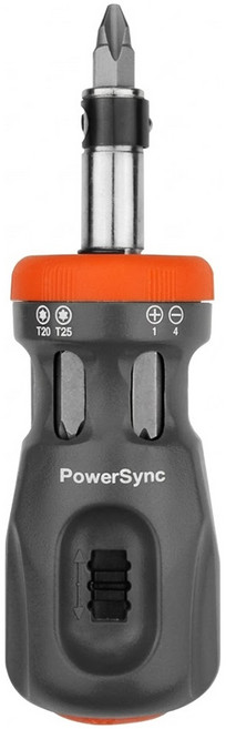 PowerSync 群加 12合1多用途棘輪精密起子 10齒 WDR-C1112, 1個, 12合1起子