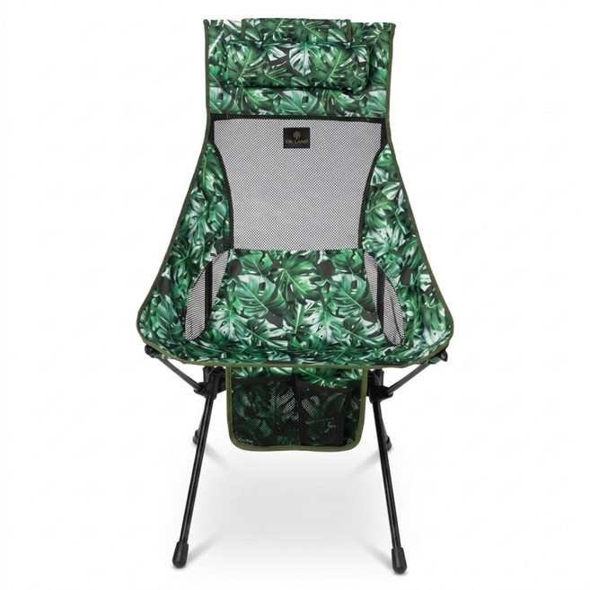 OWL CAMP 極致輕量高背印花椅 LF-1711, 熱帶雨林, 1個