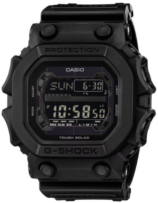 CASIO 卡西歐 G-SHOCK 單色大錶面電子錶 GX-56UBB-1DR, 黑色, 1個