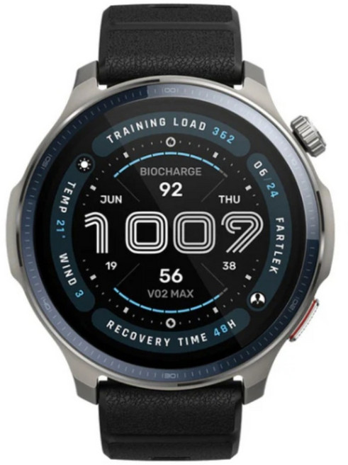 amazfit 華米 Balance2 綜合訓練軍規智慧手錶 A2430) 47mm, 黑色, 1.5吋, GPS + 藍牙