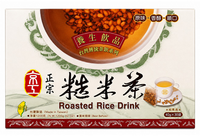 京工 正宗糙米茶, 40g, 1套, 30個裝
