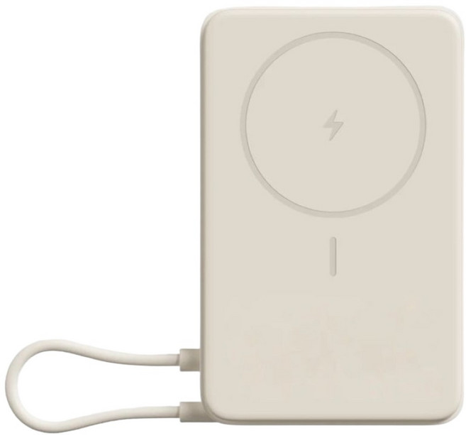 Xiaomi 小米 原廠公司貨 磁吸支架行動電源 10000 5900mAh Type-C, 米白色, WPB1007Z