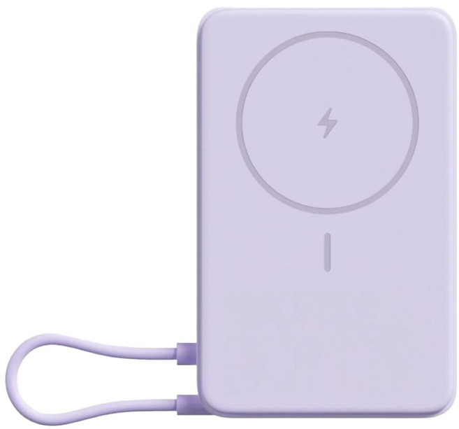 Xiaomi 小米 原廠公司貨 磁吸支架行動電源 10000 5900mAh Type-C, 淡紫色, WPB1007Z