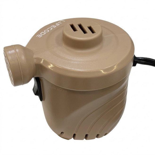 Lifecode 生活密碼 110V強力電動充氣幫浦, 沙色, 1個