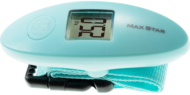 MAX STAR 太星電工 簡約型電子式行李秤, 綠色, 1個