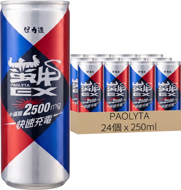 保力達 蠻牛EX能量飲料, 24個裝, 250ml