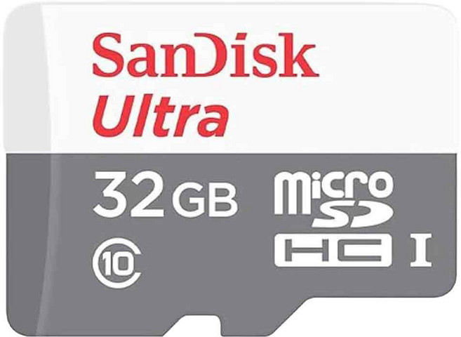 SanDisk 晟碟 Ultra microSDHC C10記憶卡 SDSQUNR-032G-GN3MN, 1個, 32GB