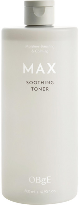 OBgE 台灣公司貨 舒緩 MAX 修護化妝水, 1件, 500ml